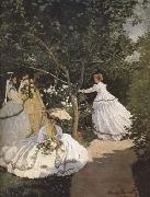 Claude Monet Women in the Garden (mk09) USA oil painting artist